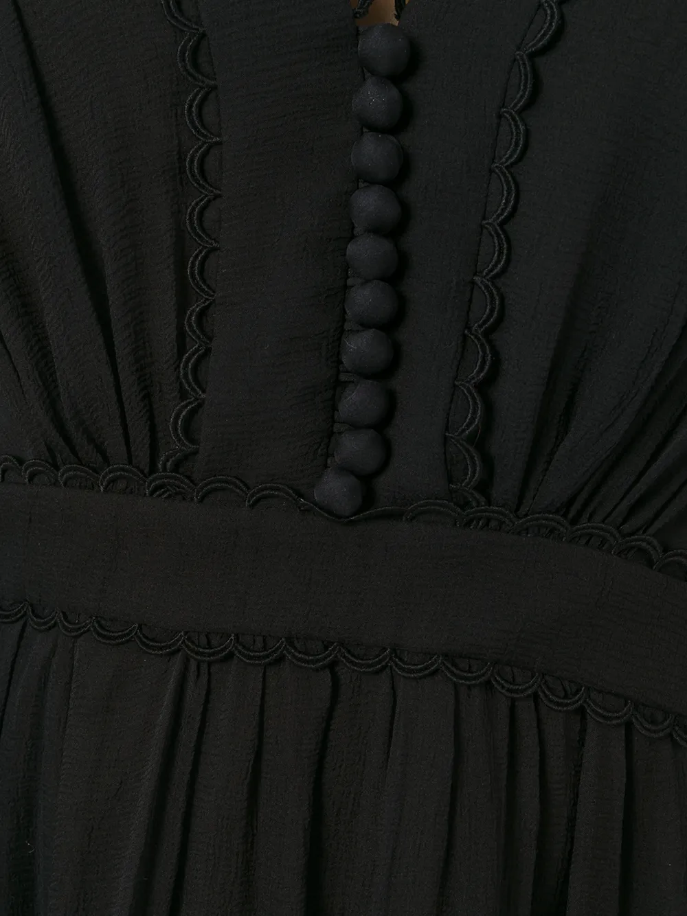 Chloé handkerchief hem dress Zwart