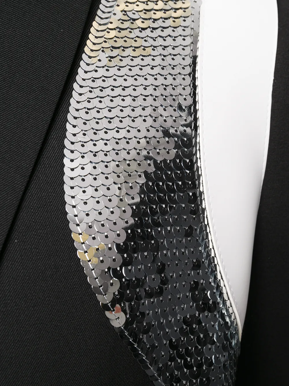 DSQUARED2 sequin insert evening blazer Zwart