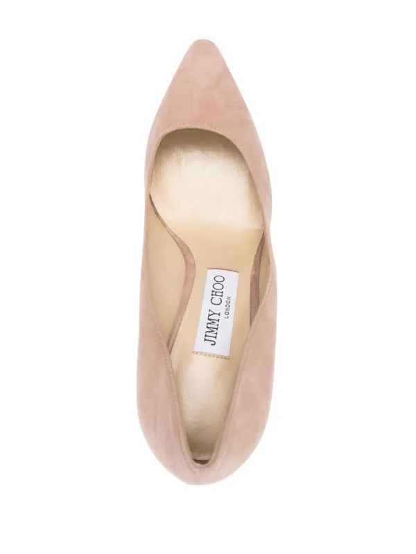 Jimmy Choo Romy 85 suede pumps Women Neutral Pumps IT38.5