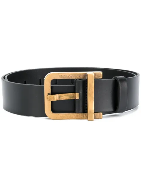 Click to view more detailed imagery on our partner's website Dolce & Gabbana Buckled Belt In Black