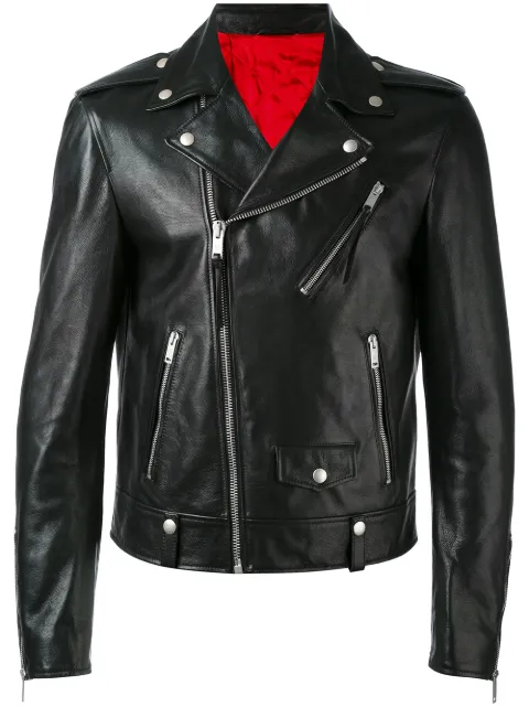 Alexander Mcqueen Biker Jacket Farfetch