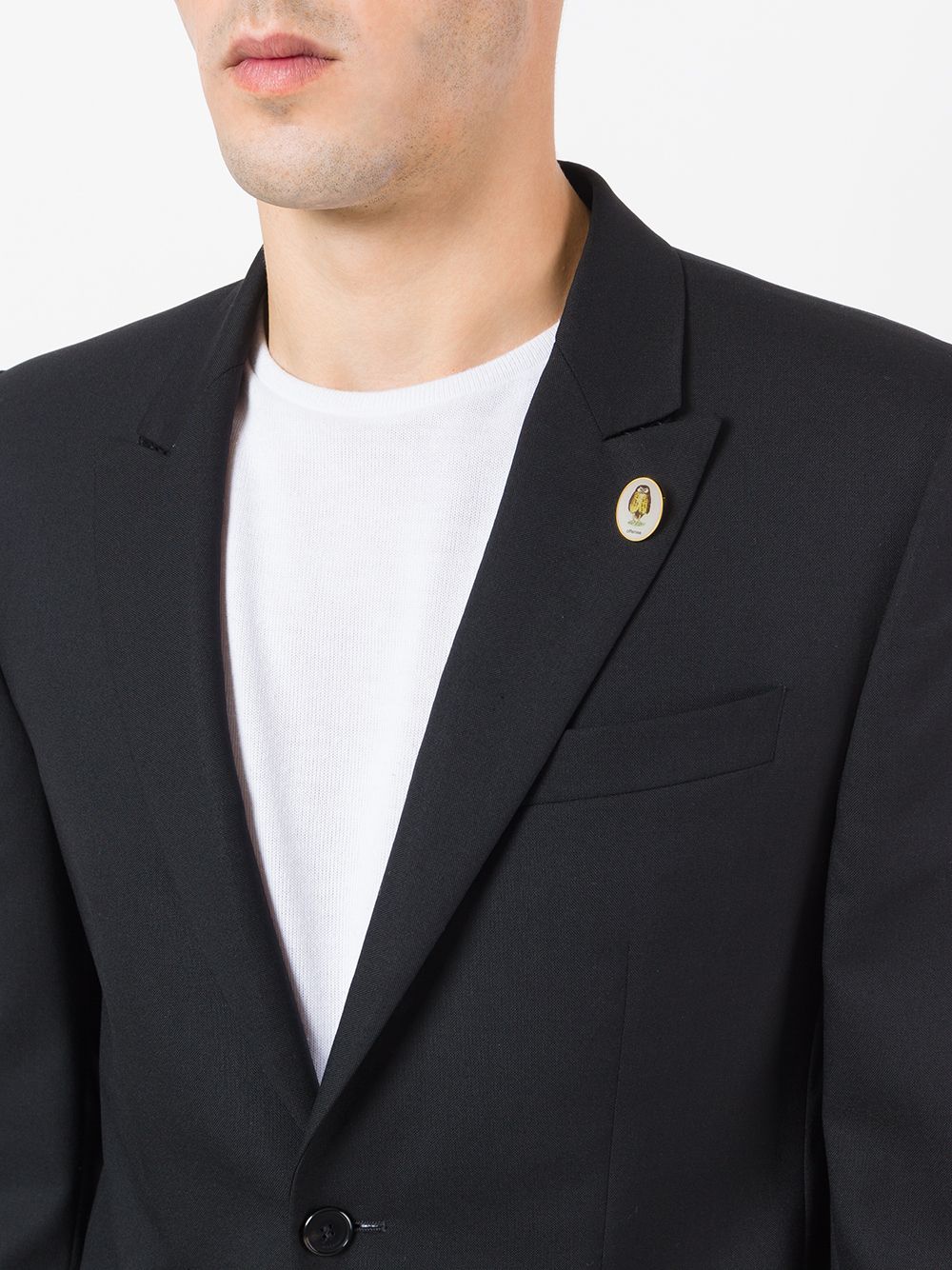 undercover 猫头鹰图案徽章