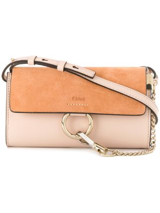 chloe faye wallet on strap sale