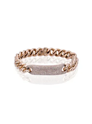 Shay Diamond Id Bracelet Farfetch Shay Diamond Id Bracelet