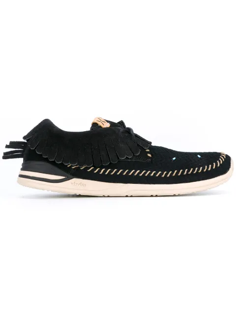 visvim fringed boat shoes 