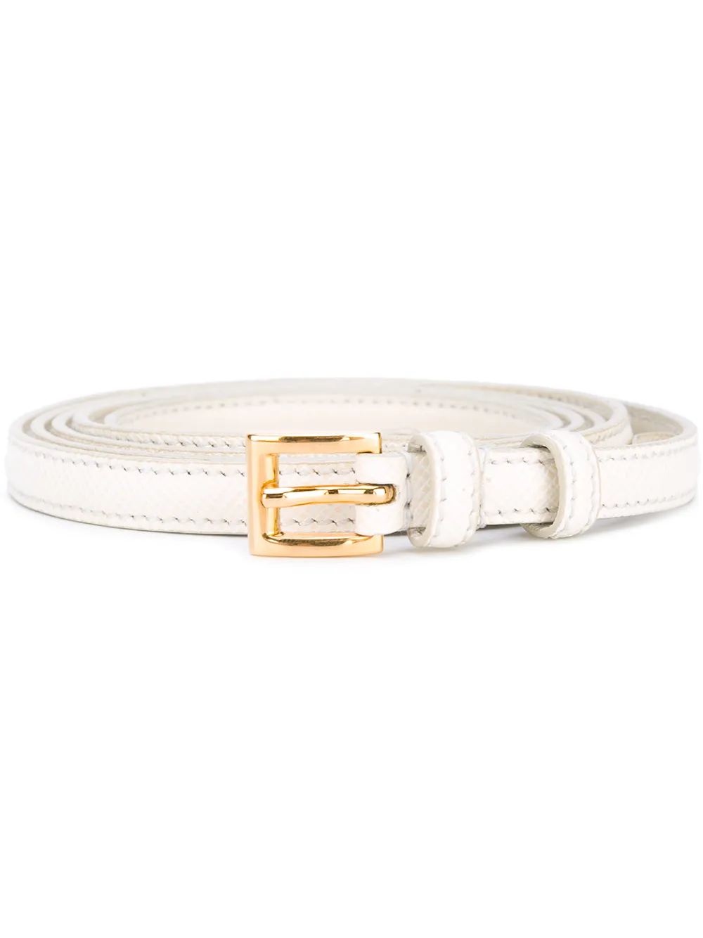 Prada Cintura sottile - Bianco
