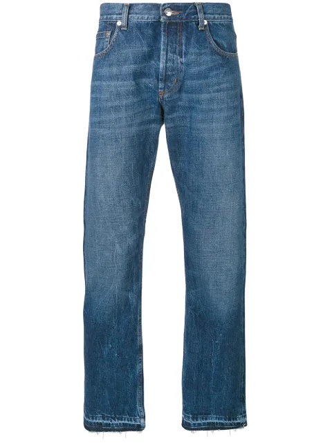 Alexander McQueen straight fit jeans
