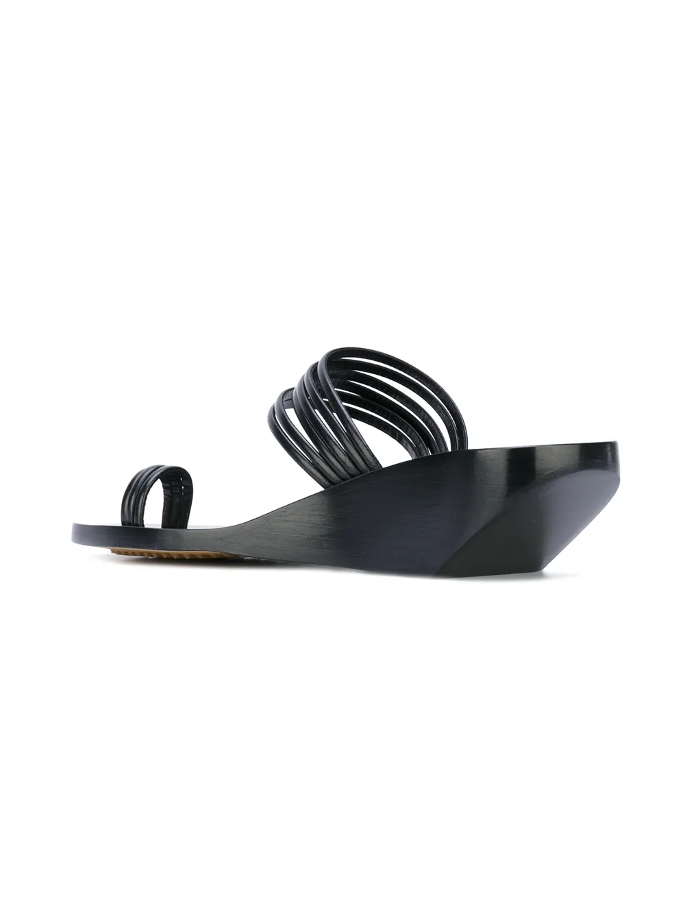 Rick Owens geometric sandals Black