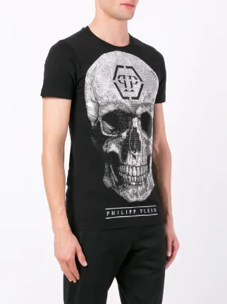 Philipp Plein Glitter Skull T-shirt - Farfetch