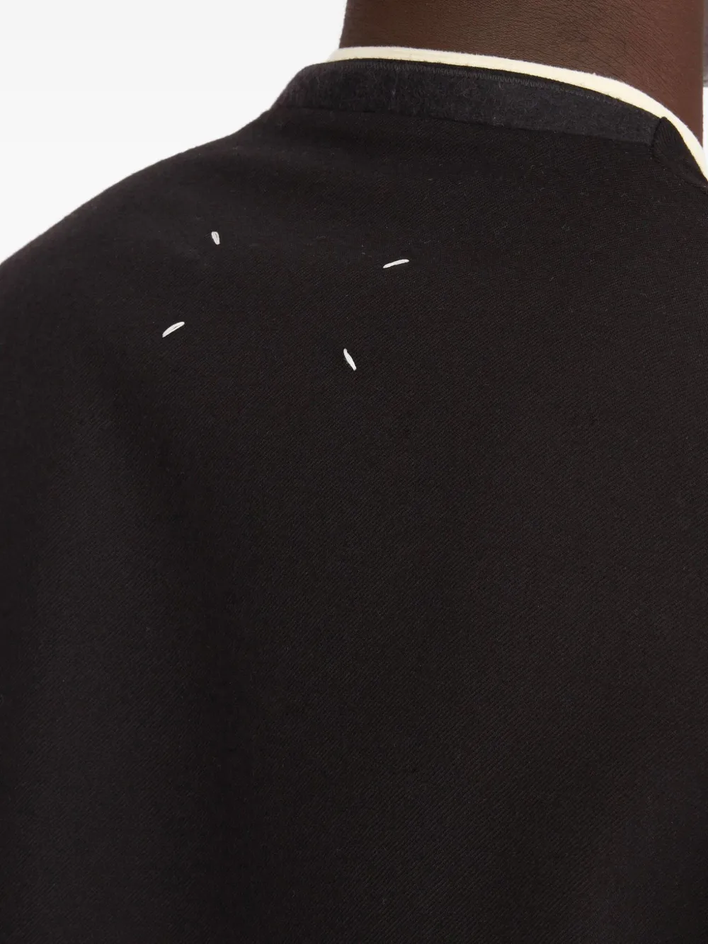 Maison Margiela collarless vigin-wool blazer | Image 5