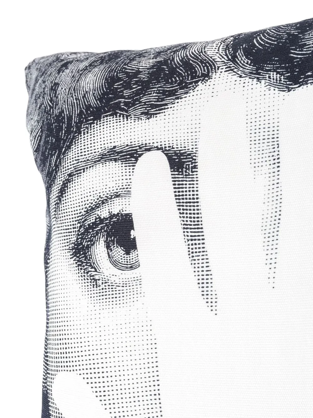  Fornasetti Mano Photograph-print Cushion - White 