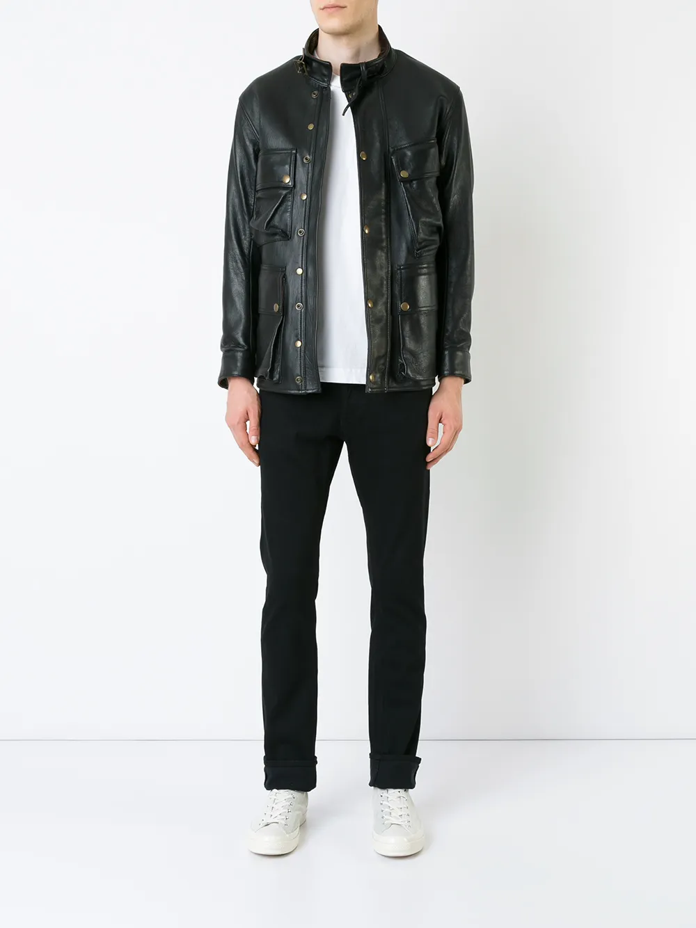 фото Addict clothes japan куртка из овчины в винтажном стиле