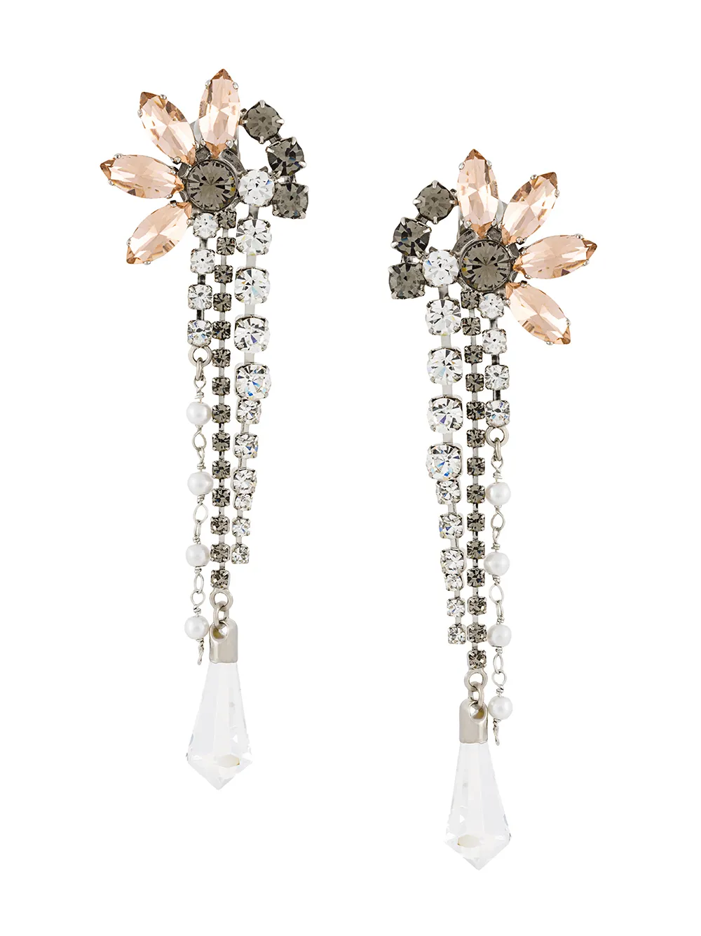 MSGM 드롭 체인 이어링 | 메탈릭 톤 | Image 1