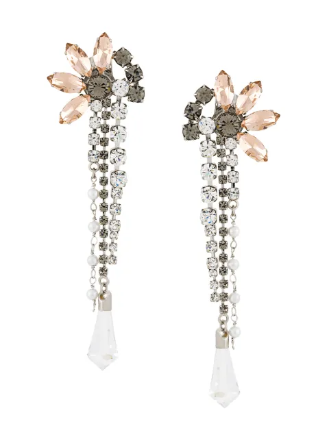 MSGM drop chain earrings 