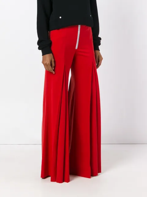 white trousers red stripe
