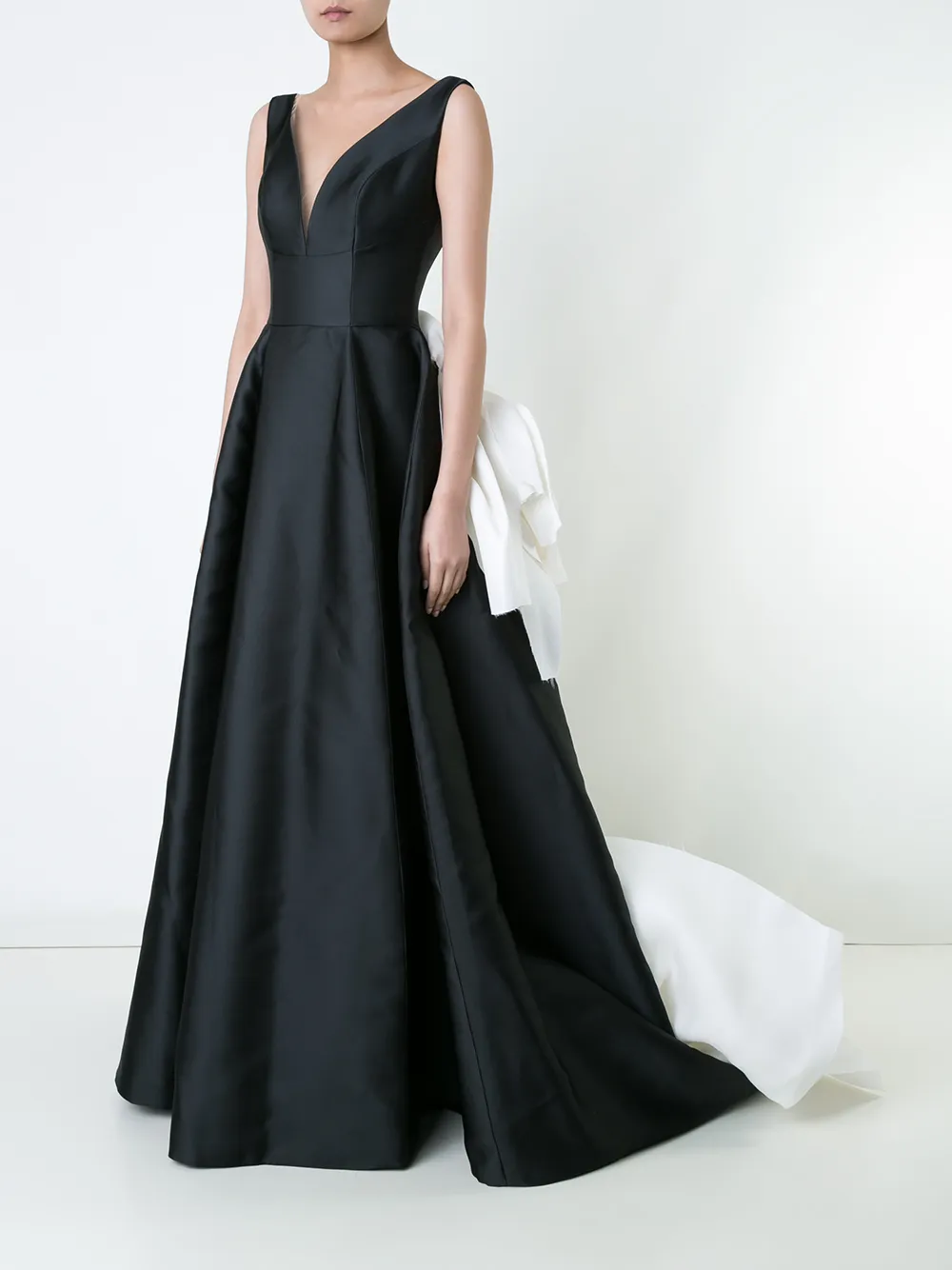 Isabel Sanchis dramatic ball gown - Zwart