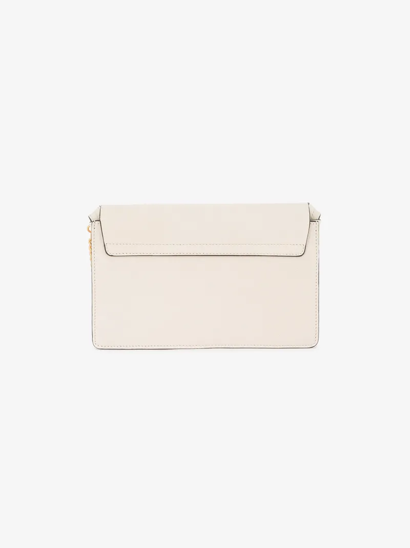 CHLOÉ CHLOÉ NUDE LEATHER MODERN FAYE SMALL SHOULDER BAG
