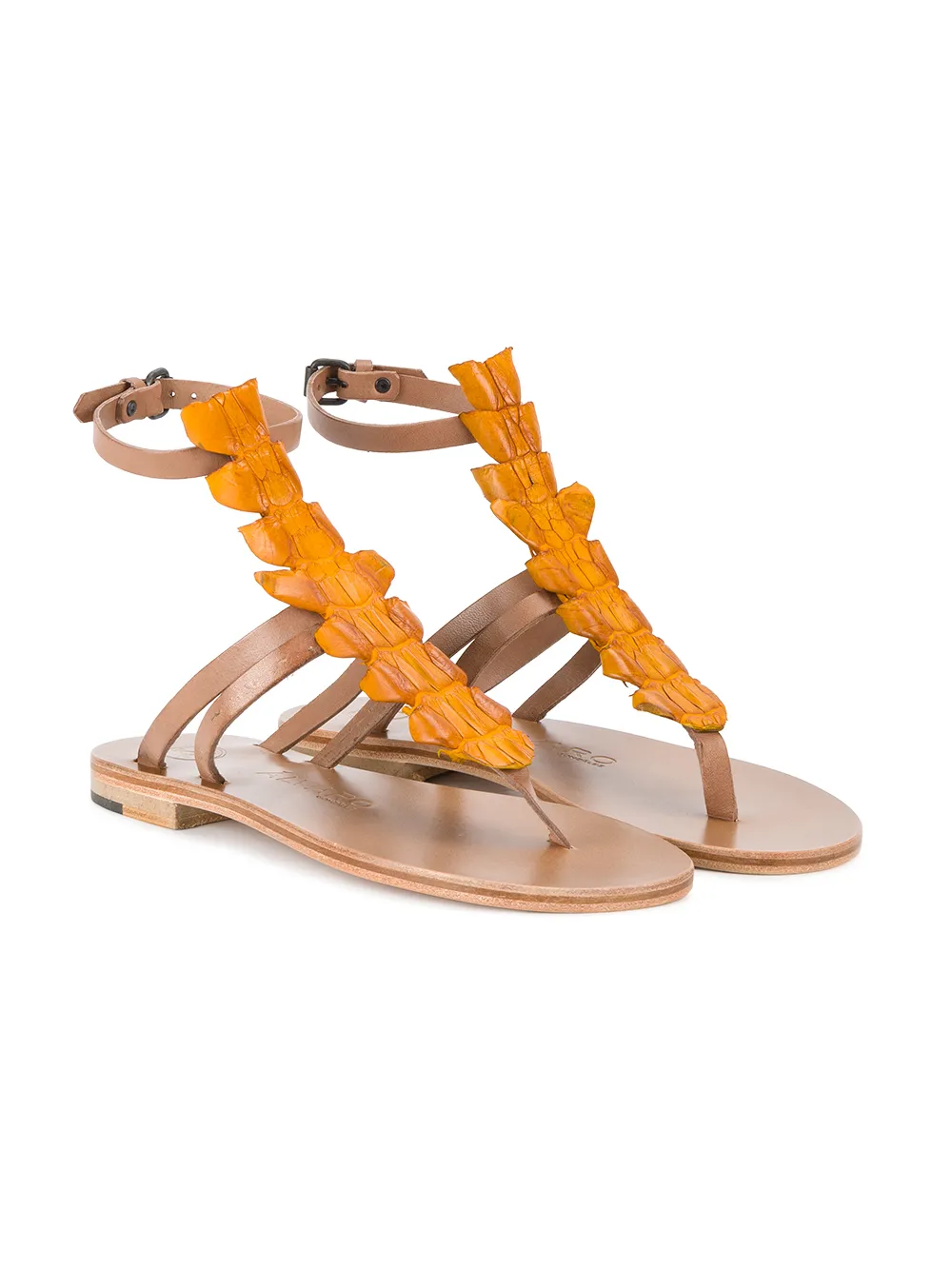 фото Álvaro босоножки 'crocodile ariana'