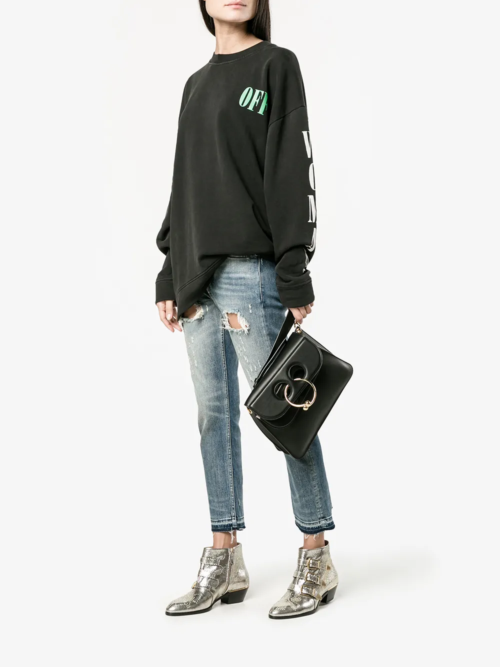 farfetch chloe boots