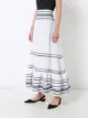 Lisa Marie Fernandez full-length stripe skirt