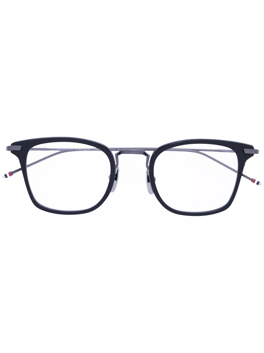 

Thom Browne Eyewear lentes con armazón cuadrado - Negro