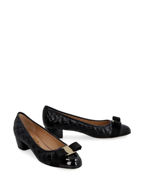 Ferragamo Ornament Vara-bow 40mm pumps 672114 - 1