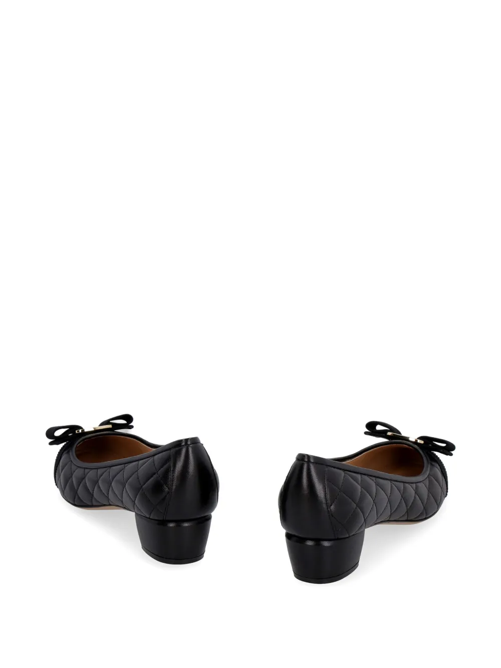 Ferragamo Ornament Vara-bow 40mm Pumps | Black | FARFETCH
