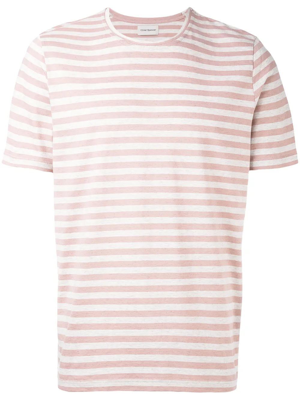 Oliver Spencer Conduit Stripe T-shirt | Pink | Image 1