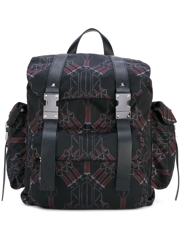 Valentino with love backpack Valentino Garavani Rockstud Women Pink Leather Mini Backpack  main image 3