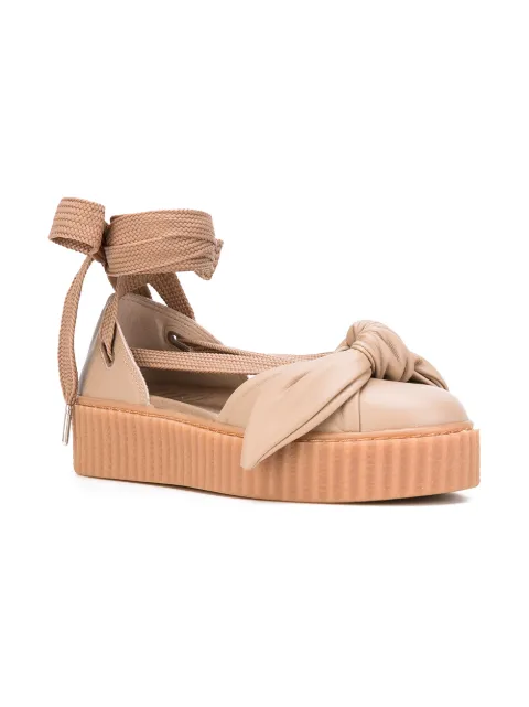 puma tie up sandals
