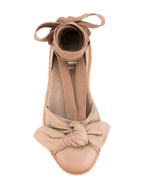 puma tie up sandals