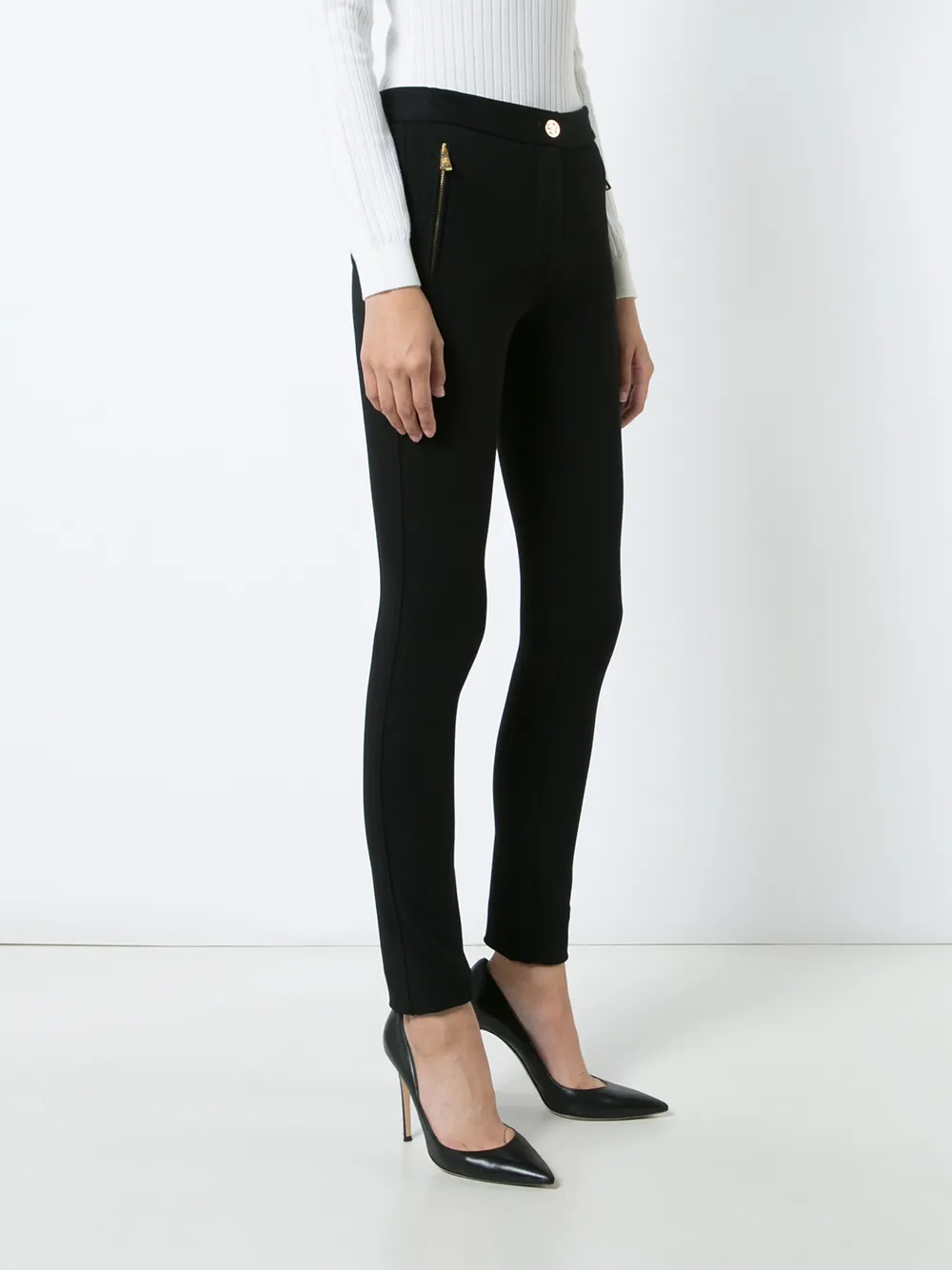 Roberto Cavalli skinny jeans Zwart
