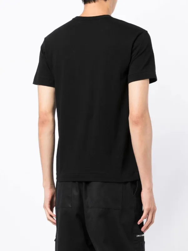 Comme Des Garcons Play Heart Patch T shirt Black FARFETCH HK
