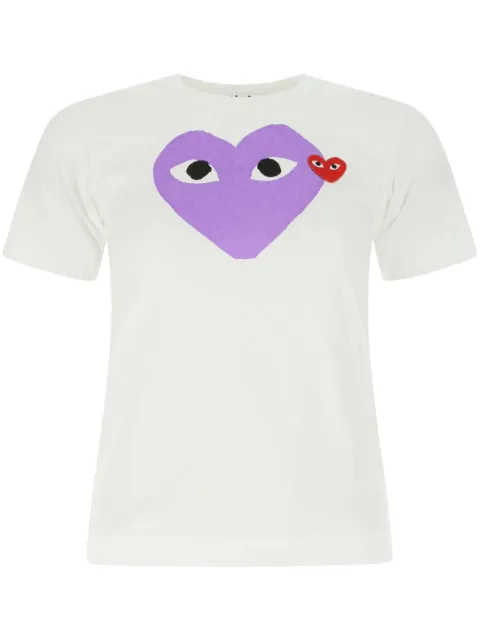 Comme Des Garçons Play heart-print cotton T-shirt