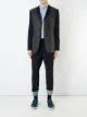 Image 2 of Comme Des Garçons Pre-Owned Pinstripe trompe l'oeil blazer