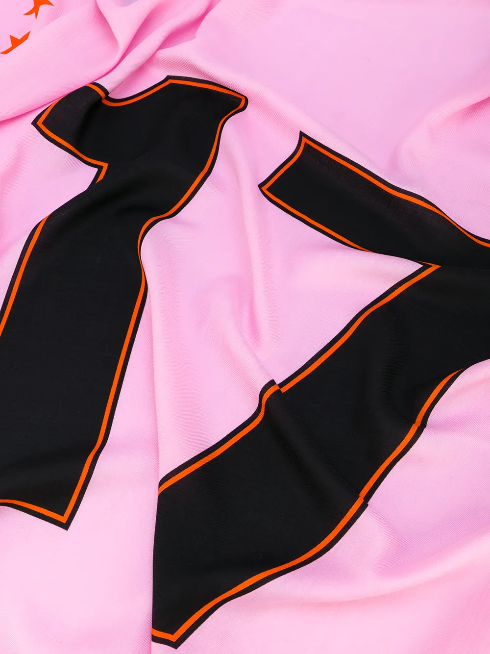  Givenchy Schal Mit 17 Print   Rosa 