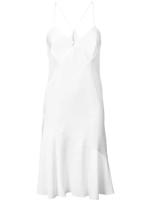 GALVAN WHITE MIDI SLIP DRESS | ModeSens