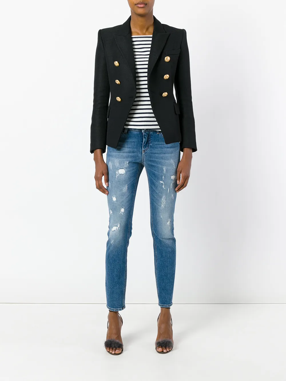 Dolce & Gabbana distressed skinny jeans | Skinny Jeans | Image 2