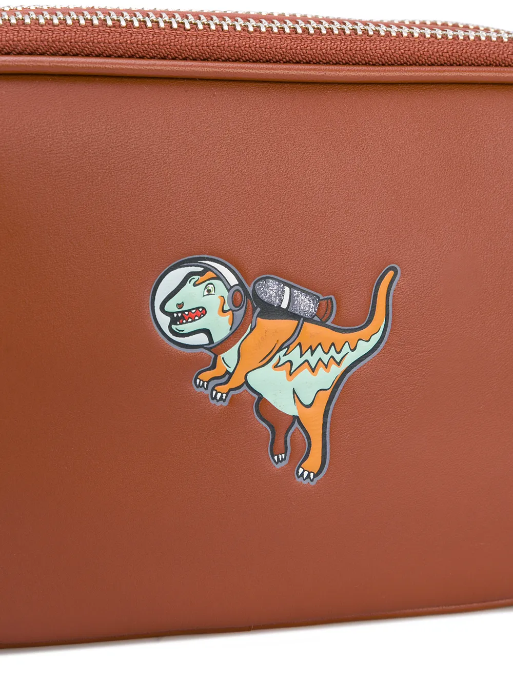 coach 恐龙印花斜挎包