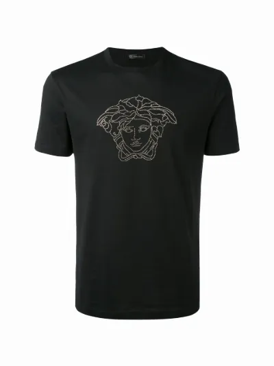 Medusa head Swarovski t-shirt | Versace 