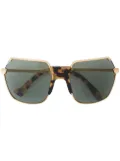 Grey Ant Angular Aviator Sunglasses - Brown