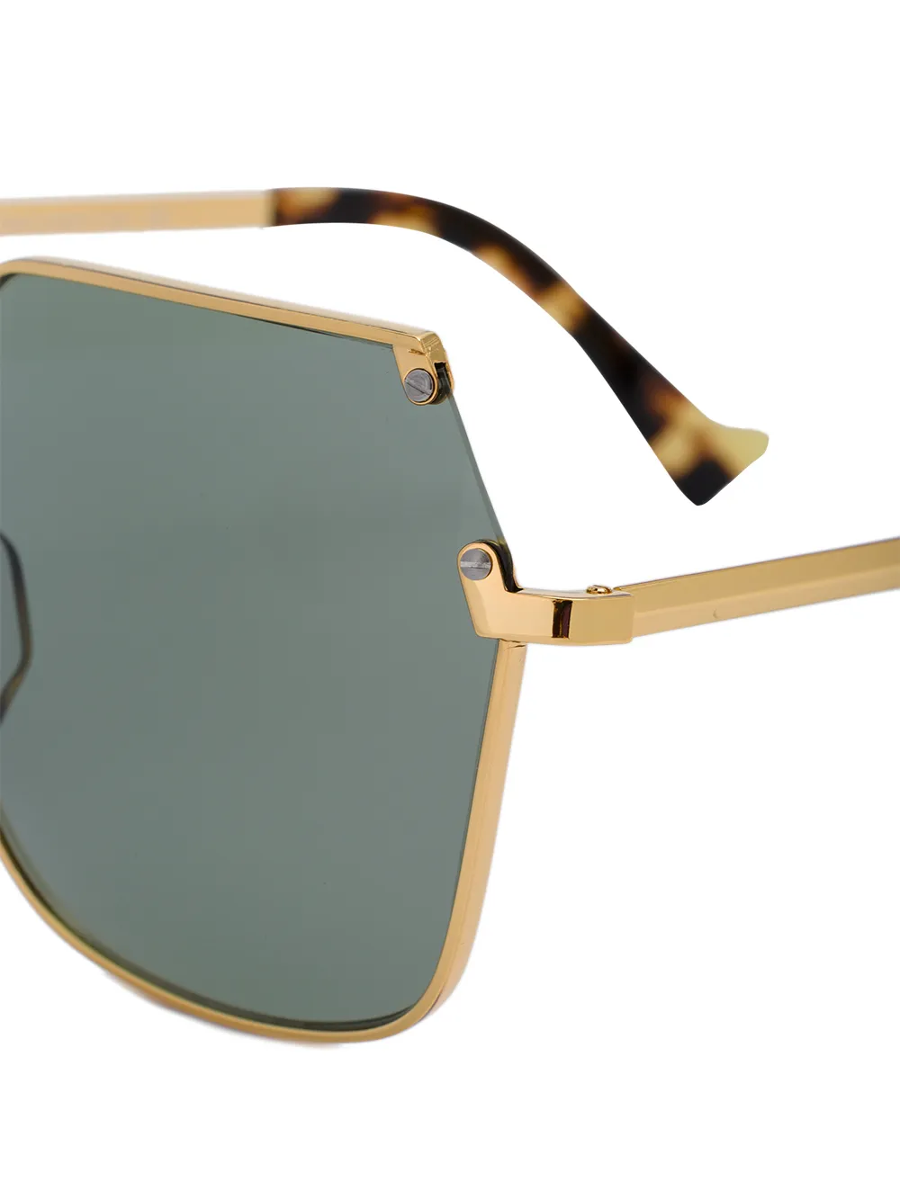 Grey Ant Angular Aviator Sunglasses Bruin