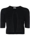 Akris Punto cropped round-neck cardigan - Black