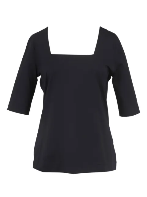 Akris Punto square-neck blouse