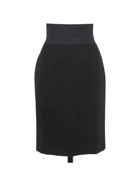 Akris Punto fitted high-waist pencil skirt