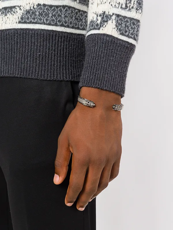 Alexander Mcqueen Twin Skull Bracelet 315 Online Alexander Mcqueen Twin Skull Bracelet 315 Online