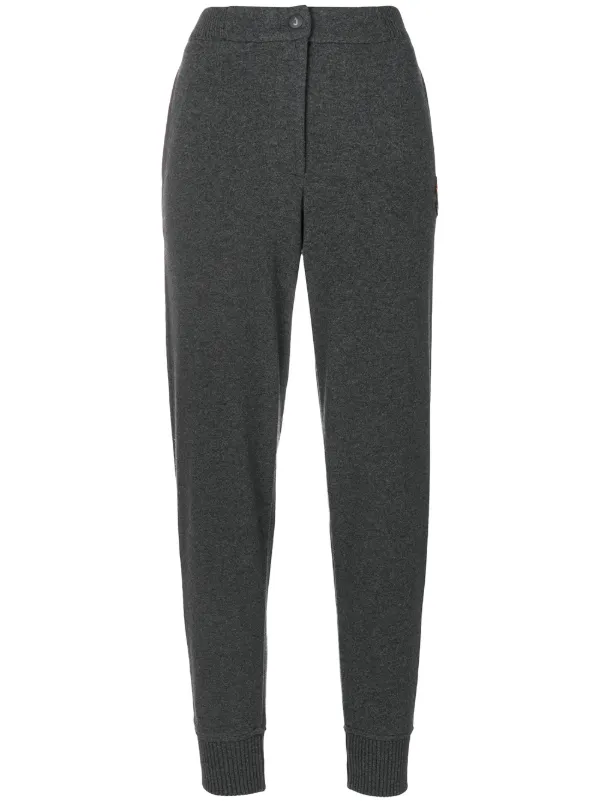 high waisted black tracksuit bottoms