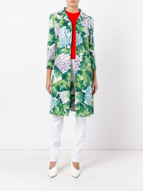 DOLCE & GABBANA Floral Coat, Pattern | ModeSens