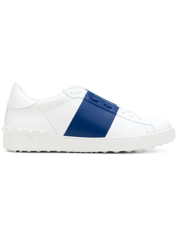 valentino sneakers blue and white