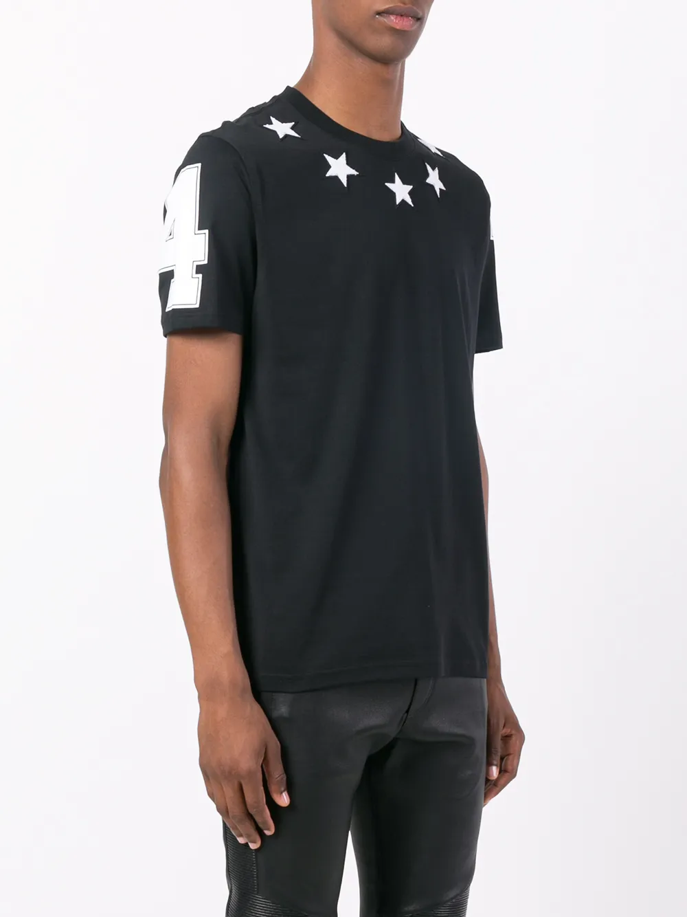  Givenchy T Shirt Mit Sternen   Schwarz 